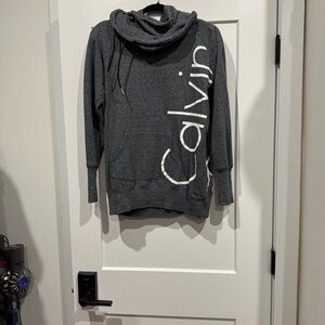 Calvin Klein Charcoal Cowl Neck Sweater